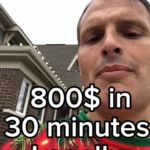 How I Earned $800 in 30 Minutes installing Christmas Lights